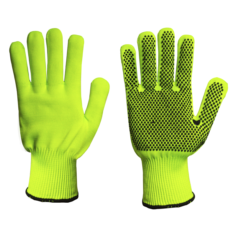 Nylon Glove With Palm PVC Dots